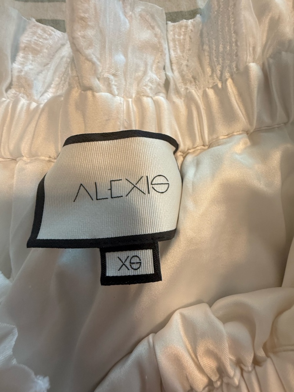 Alexis White Off-Shoulder Ruffled Blouse - Picture 6 of 7